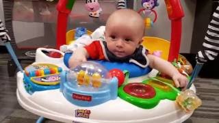 Fisher Price Laugh and Learn Farm Jumperoo [upl. by Aniratak]