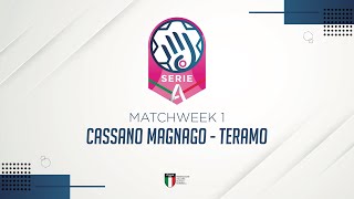 Serie A1 1  CASSANO MAGNAGO  TERAMO [upl. by Mark]