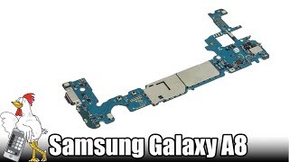 Guía del Samsung Galaxy A8 Cambiar placa base [upl. by Trudie]