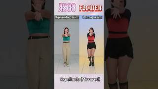 Jisoo Flower Dance Tutorial mirrored  marcando X dancando  Mila Fernandes jisoo flower dance [upl. by Parik]