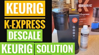 Keurig How to Descale Your Coffee Machine  Turn Descaling Light Off [upl. by Malamut]