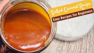 Easy SALTED CARAMEL Recipe Easy Recipe for Beginners [upl. by Los109]