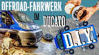 So wird der Fiat Ducato pistenfest Fahrwerk umbauen an einem Tag  🇩🇪🇺🇸🇬🇧 [upl. by Ahsiryt]