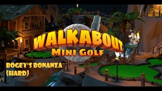 Walkabout Mini Golf  Bogeys Bonanza Hard on Quest 2 VR mini golf [upl. by Ayote]