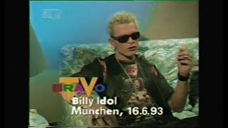 Billy Idol  Interview Bravo TV [upl. by Jozef]