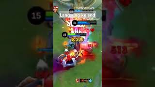 Lance langsung ke end musuh mobilelegends [upl. by Astred]