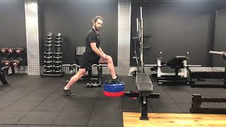 ATG split squat  regression to progression [upl. by Blasien335]