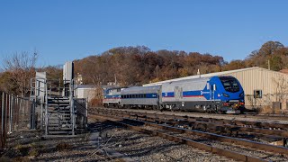 Metro North Siemens SC42DM 301 Trails on HTS Move in Ossining  111524 [upl. by Annovaj]