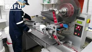 candy packaging machine candy wrapping machine automatic packaging machine mini flow wrapper [upl. by Ylime509]