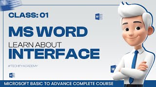 Interface of MS Word  Class 01  MS Word Complete Course  Urdu  Hindi [upl. by Azeret242]