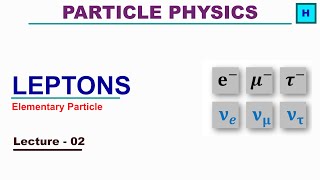 Leptons  Elementary subatomic particles [upl. by Arras]