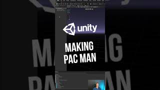 Unity 3D and ProBuilder  Make a 3D Pac Man in 60 sec EASY shorts [upl. by Airalav]