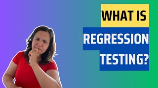 What is regression testing [upl. by Attenat967]