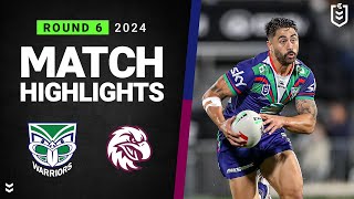 NRL 2024  Warriors v Sea Eagles  Match Highlights [upl. by Akiehsat]