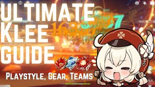 ULTIMATE KLEE GUIDE  Learn her Playstyle Builds amp Teams  Genshin Impact [upl. by Ecikram897]