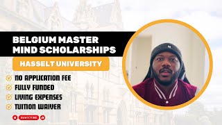 Master Mind Scholarships Apply to Hasselt University [upl. by Eob852]