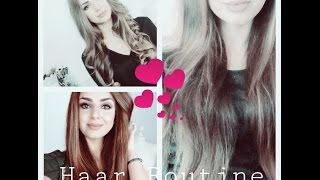 Haarroutine für lange Haare I mit Juliabeautx ♥ [upl. by Ydassac]