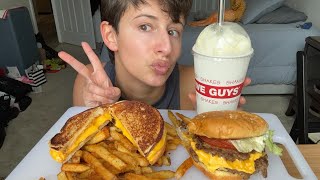 Five Guys Mukbang  Reacting to My Followers Unpopular Opinions [upl. by Severson]