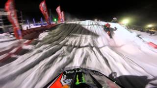 GoPro HD Kody Kamm Final 2014 Amsoil Championship Snocross from Salamanca New York [upl. by Woody]