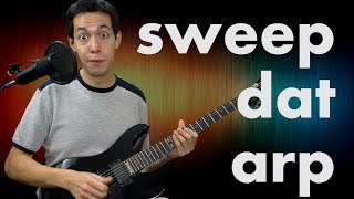 Learn Sweep Picking  How to SHRED teh ArPegGiO Guitar Lesson [upl. by Hyacinth]