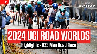 UCI Road World Championships 2024 Highlights  Under 23 Men Road Race [upl. by Aldercy714]