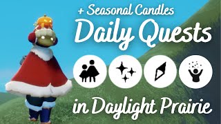 Today’s Daily Quests in Daylight Prairie  Sky Children of the Light [upl. by Nai852]