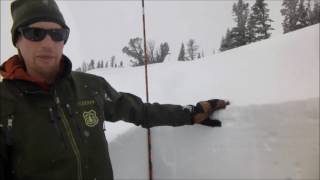 Wet avalanches are right around the corner  20 March 2017 [upl. by Yllut]