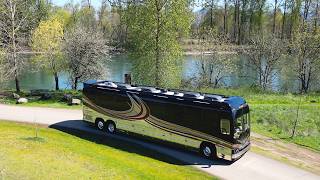 PREVOST X3 EMERALD COACH FOR SALE IN OREGON Bath and a Half Double Slide [upl. by Latsyrk]