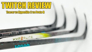 Bauer Twitch Hockey stick review  vs Nexus Tracer Vapor Hyperlite 2 Proto R amp Agent [upl. by Christyna]