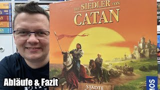 Catan bzw Die Siedler von Catan Erweiterung Städte und Ritter Kosmos  ab 12 Jahren [upl. by Annovy]