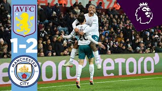 BERNARDO VOLLEY  MAN CITY HIGHLIGHTS  Aston Villa 12 City  Dias Bernardo Silva amp Watkins Goals [upl. by Siobhan]