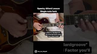 Spanky Alford Lesson Single Note Funk Picking [upl. by Gavriella409]