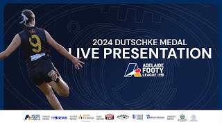 2024 Dutschke Medal Presentation  Adelaide Footy League [upl. by Harehs]