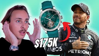 Lewis Hamiltons INSANE Watch Collection [upl. by Akinot]