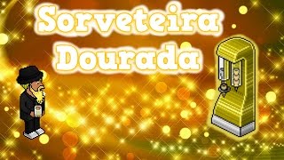 Habbo  Sorveteira Dourada ‹ Vivido › [upl. by Anomar804]