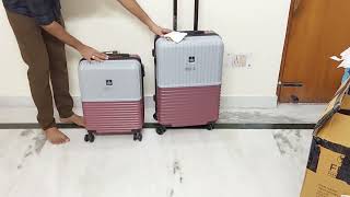 Nasher miles Istanbul series hardsided abs luggage  55 cm cabin luggage and 65cm medium luggage [upl. by Eelrehpotsirhc983]