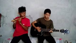 Asare mahina ma nepali flute jiban rai [upl. by Ellasal]