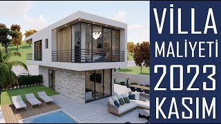 Müstakil Ev Maliyeti 2023  Villa İnşaat Maliyeti  Müstakil Ev Yapımı  Kaba İnşaat Maliyeti [upl. by Johannessen]