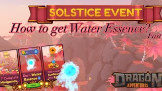 How to Grind for Water Essence Solstice Event Roblox Dragon Adventures [upl. by Kathie757]