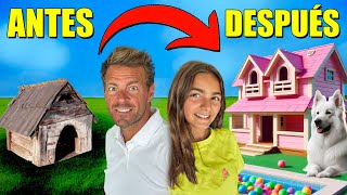 CONSTRUÍ UNA CASA DE ENSUEÑO PARA MI PERRO Itarte Vlogs [upl. by Aifas]