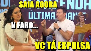 HORA DO FARO GIZELLY TOMA ESPORRO DE FARO E É EXPULSA POR FARO DO PROGRAMA [upl. by Kcirttap588]