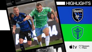 San Jose Earthquakes vs Seattle Sounders FC  Full Match Highlights  March 23 2024 [upl. by Meta]