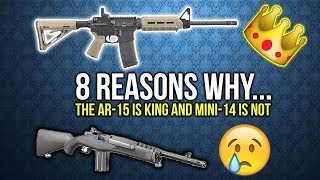 8 Reasons the AR15 is Better than the Ruger Mini14 [upl. by Latsirk]