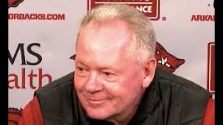 Bobby Petrino introduced as Arkansas offensive coordinator [upl. by Peltier]