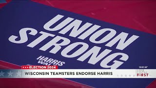 Local Teamsters endorse the Democrat ticket despite polls refusal by national union [upl. by Durham]