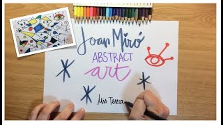 Joan Miró Abstract Art Make your own art piece inspired by this artist [upl. by Aneehsyt194]