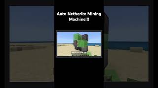 The ULTIMATE Netherite Mining Machine minecraft howto [upl. by Matthaeus]