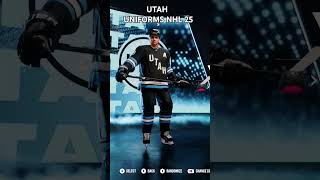 All Utah uniforms NHL 25 nhl25 shorts nhl utah [upl. by Bringhurst]