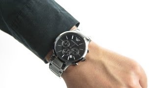 Emporio Armani Chrono Watch AR2434 [upl. by Mosra]