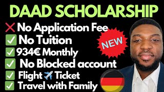 Best Scholarship to Study in Germany Get 934€ Monthly  DAAD EPOS Scholarship 2024 [upl. by Lashoh]